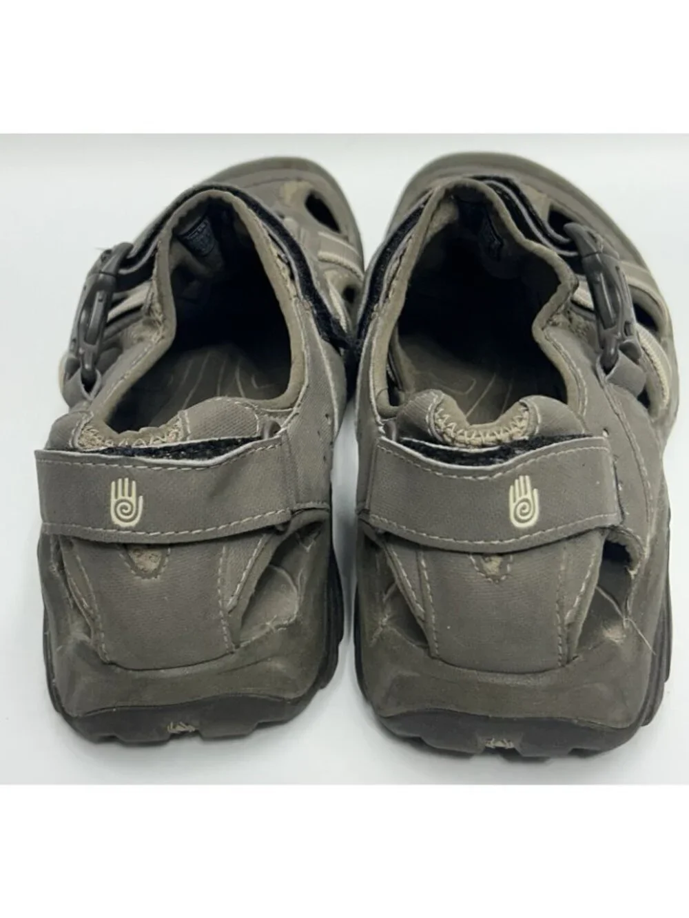 TEVA OMNIUM 2 Men’s Sandals Sz 13 Leather Water Shoes Hiking Outdoor Closed Toe